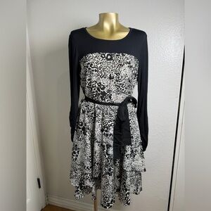 DKNY Women’s Leopard Print Dress 4